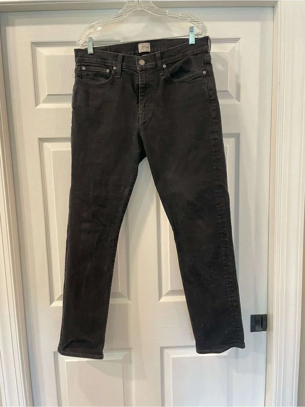 J. Crew Men's Black 1040 Athletic Taper Jeans 33x30